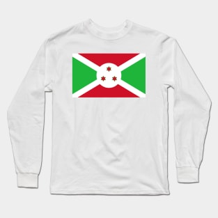 Flag of Burundi Long Sleeve T-Shirt